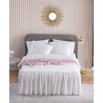 2 Piece Solid Microfiber Bedspread Set, Twin