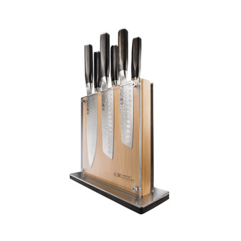 Damashiro Emperor Shi Knife Block Set, 7 Piece