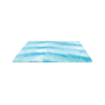Cooling Gel Swirl 2" Memory Foam Mattress Topper, Twin
