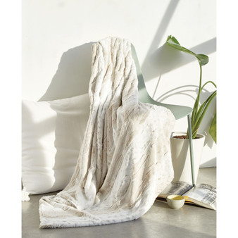 Snow Leopard Throw Blanket