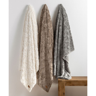 Adalee Faux Fur Throw, 50" x 70"