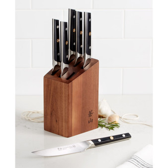 TC Series 6-Pc. Steak Knife Set & Walnut Block