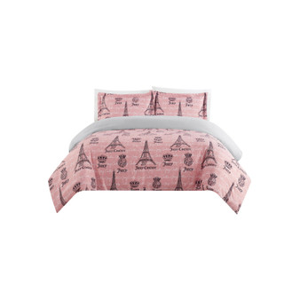 Juicy in Paris 2-Piece Duvet Set, Twin
