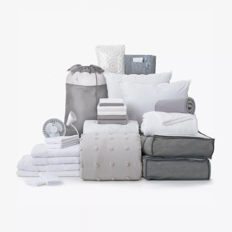 27-Piece Premium Dorm Essentials Value Pack in Twin XL for College Dorms