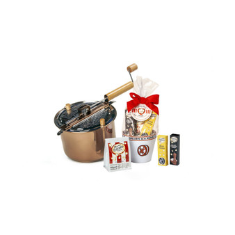 For the Love of Popcorn Copper Plated Whirley Popcorn Set, 5 Pieces