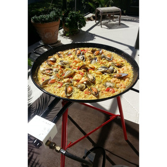 Enameled Steel 13.5" Paella Pan