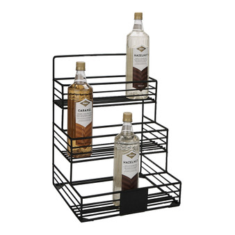 Iron Condiment Bottle Holder - 12 Capacity