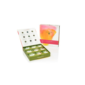 Flavored Teas Gift Box Set, 45 Piece