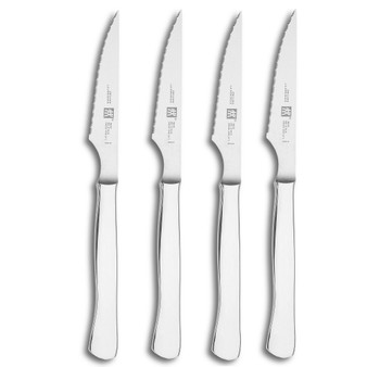 J.A. Henckels TWIN® Gourmet Steak Knives, Stainless Steel Set of 4