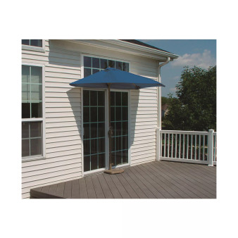 OFF-THE-WALL BRELLA, 7.5' Wide Half Umbrella with Olefin Fabric