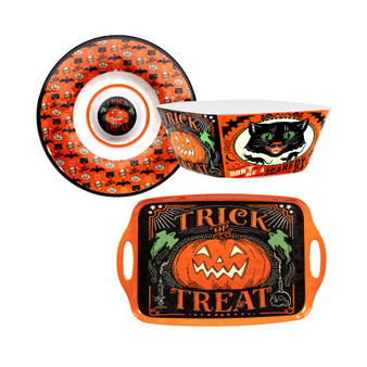 Scaredy Cat Hostess, Set of 3