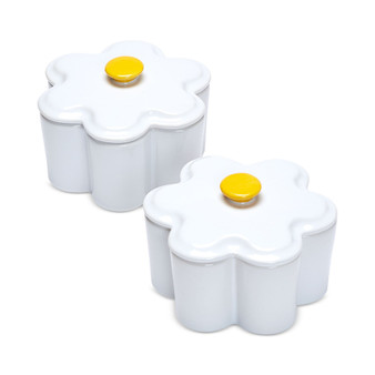 Farm Fresh 2-Pc. Set Stoneware Daisy Cocottes, Created for Macys