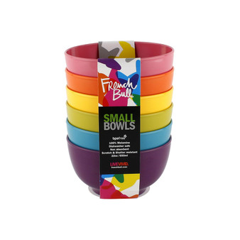Melamine 6 Piece- Small 5" Bowl Set