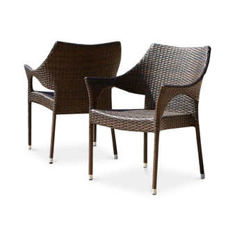 Set of 2 Chiese Wicker Chairs