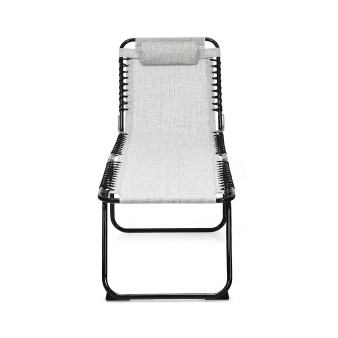Folding Beach Lounge Chair Heightening Design Patio Lounger