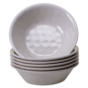 6-Pc. Cream Melamine All-Purpose Bowl Set