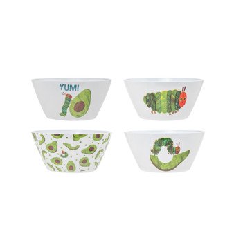 The World of Eric Carle, The Very Hungry Caterpillar Avocado Cereal Bowl Set of 4