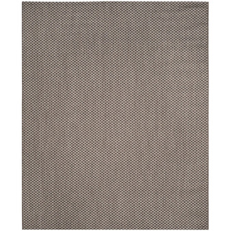 Courtyard Light Brown and Light Gray 8' x 11' Sisal Weave Outdoor Area Rug