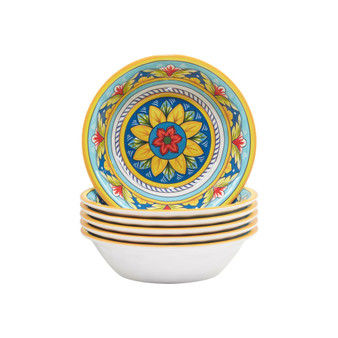 Palermo Melamine All Purpose Bowl, Set of 6