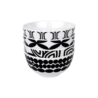 Melamine 4.5" x 2.35" Foli Mini Bowl, Set of 4