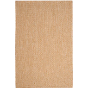 Courtyard Natural and Cream 8' x 11' Sisal Weave Outdoor Area Rug