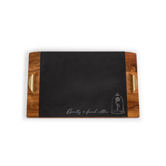 Disney's Beauty The Beast Covina Acacia and Slate Charcuterie Board