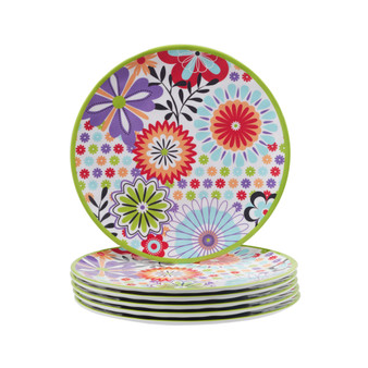 Carnaby Melamine Dinner Plate, Set of 6