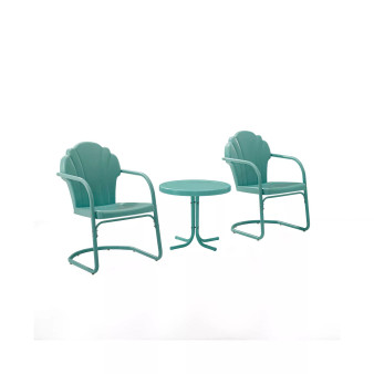Tulip 3 Piece Metal Conversation Seating Set