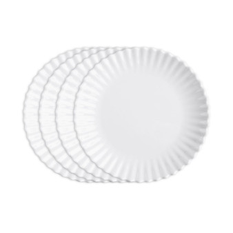 Melamine Patio Luxe Lightweight 9" Salad Plate Set/4
