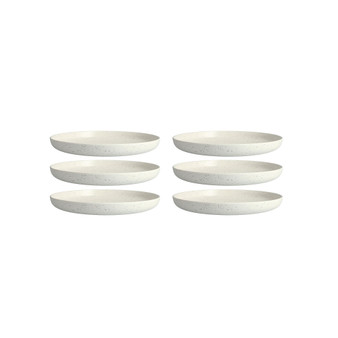 Melamine Camp White Coupe Round Plate 11" Set/6