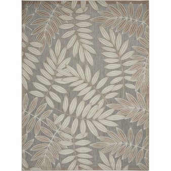 Aloha ALH18 Neutral 6' x 9' Outdoor Area Rug