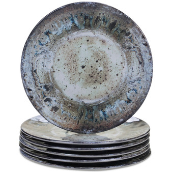 Radiance Cream Melamine Salad Plates, Set of 6