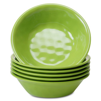 6-Pc. Green Melamine All-Purpose Bowl Set