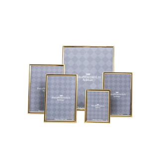 5 Piece Gold Plated Photo Frame Set