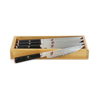Kaizen 4-Pc. Steak Knife Set With Storage Case