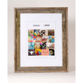 Rustic Reclaimed Barnwood 16" x 20" Picture Photo Frame