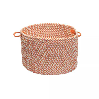 Outdoor Houndstooth Tweed Braided Basket