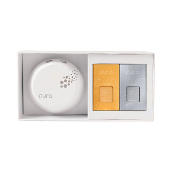 - Smart Home Fragrance Device Starter Set - Scent Diffuser for Homes, Bedrooms & Living Rooms - Includes Fragrance Aroma Diffuser & Two Fragrances - Pacific Aqua and Yuzu Citron