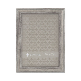 Classic Bead Border Burnished Picture Frame, 5" x 7"