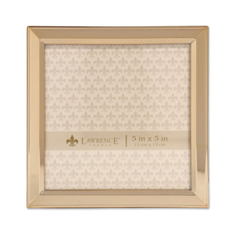 Gold Metal Picture Frame - Classic Bevel - 5" x 5"