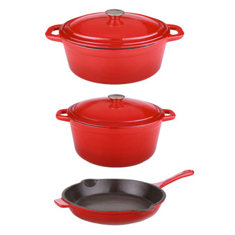 Neo Collection 5-Pc. Cast Iron Cookware Set