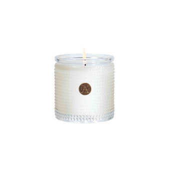 Gingerbread Brulee Textured Glass Candle