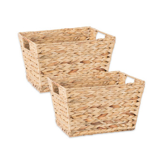 Medium Water Hyacinth Basket Set of 2