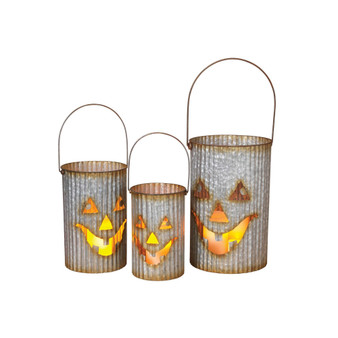 Nested Pumpkin Luminary Set, 3 Pieces