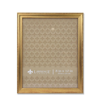 Burnished Picture Frame - Classic Bead Border, 8" x 10"
