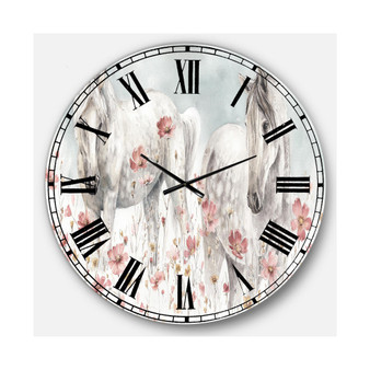 Farmhouse Oversized Metal Wall Clock - 36 x 36