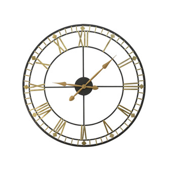 Stratton Home Decor Oversized 31.50" Industrial Austin Wall Clock