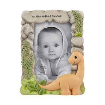 221409 You Make My Heart Dino-Soar Resin, Glass Photo Frame