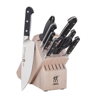 Pro 10pc Block Set with Solid White Rubberwood Block