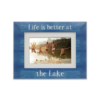 Life Is Better at the Lake Picture Frame, 4" x 6 or 5" x 7"
